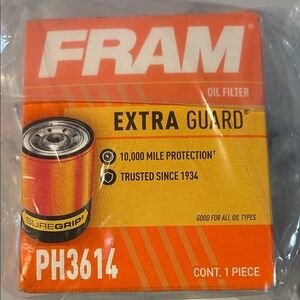 FRAM Extra Guard Oil Filter PH3614 New In Box